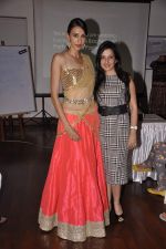 Alecia Raut at Kalaghoda bridal workshop with designer Amy in Fort, Mumbai on 9th Feb 2014